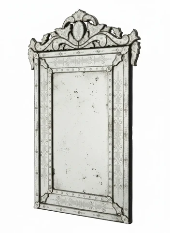Antique venetian cushion