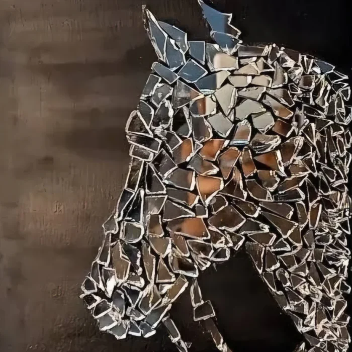 Mosaic mirror art
